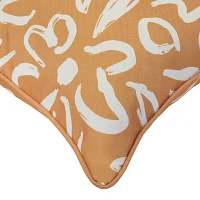 Outdoor Dècor 18 X 18 In Printed Mustard Square Throw Pillows