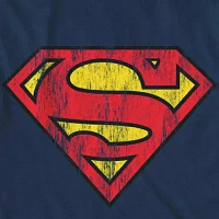 Little & Big Boys Crew Neck Short Sleeve Superman Graphic T-Shirt