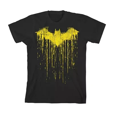 Little & Big Boys Crew Neck Short Sleeve Batman Graphic T-Shirt