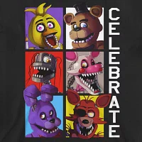 Little & Big Boys Crew Neck Short Sleeve Five Nights at Freddys Graphic T-Shirt