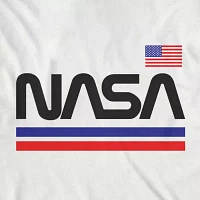 Little & Big Boys Crew Neck Short Sleeve NASA Graphic T-Shirt