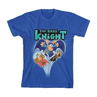 Little & Big Boys Dog Man Bark Knight Crew Neck Short Sleeve Graphic T-Shirt