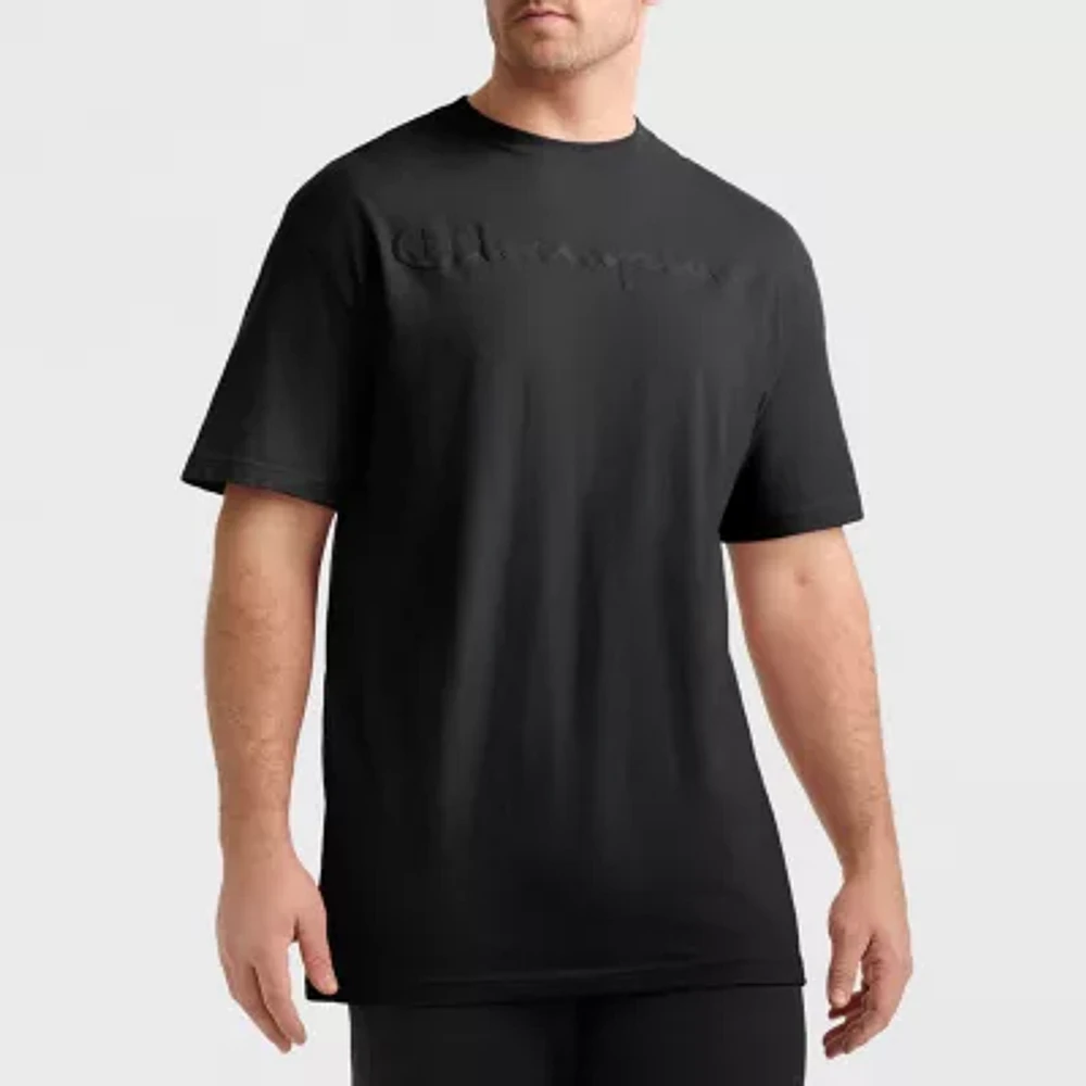 Champion Mens Crew Neck Short Sleeve T-Shirt Big and Tall