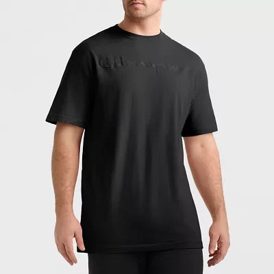 Champion Mens Crew Neck Short Sleeve T-Shirt Big and Tall