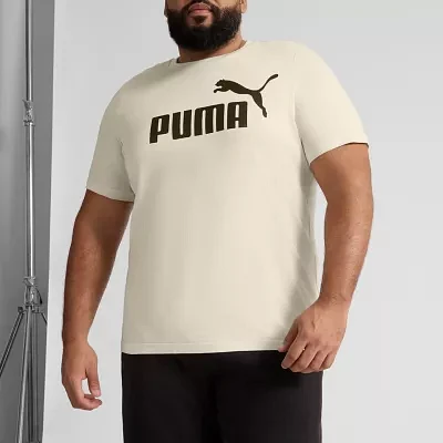 PUMA Big and Tall Mens Crew Neck Short Sleeve Regular Fit Graphic T-Shirt