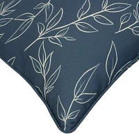 Outdoor Dècor 14 X 26 In Printed Lumbar Blue Rectangular Throw Pillows