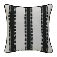 Outdoor Dècor 18 X 18 In Printed Stripe Square Throw Pillows