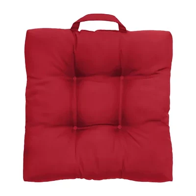 Outdoor Dècor 20 X 20 In Solid Adirondack Red Patio Seat Cushions