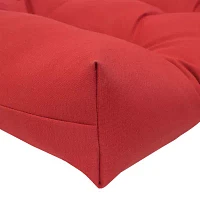 Outdoor Dècor 20 X 20 In Solid Adirondack Red Patio Seat Cushions