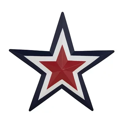 Northlight 15in Star Americana Metal Wall Art