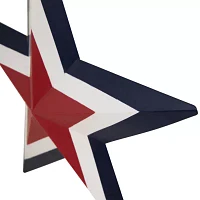 Northlight 15in Star Americana Metal Wall Art