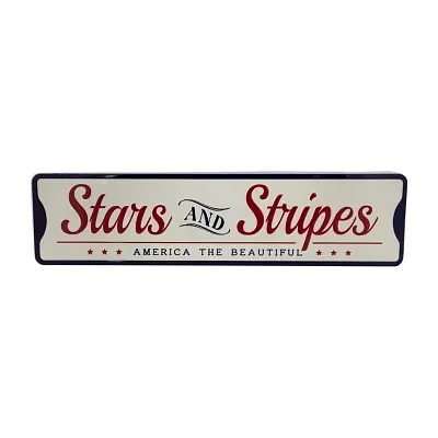 Northlight 23.5in Stars And Stripes Wall Sign