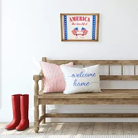 Northlight 15.75in America The Beautiful Wall Sign