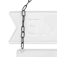 Northlight 19.5in " Welcome" Metal Wall Sign