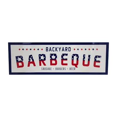 Northlight 23in Backyard Barbeque Wall Sign