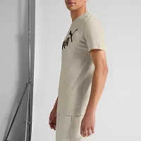 PUMA Mens Crew Neck Short Sleeve Graphic T-Shirt