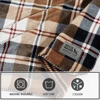 Eddie Bauer Unisex Adult Midweight Plaid Blanket