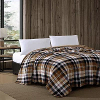 Eddie Bauer Unisex Adult Midweight Plaid Blanket