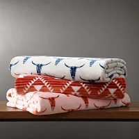 Wrangler Unisex Adult Midweight Blanket