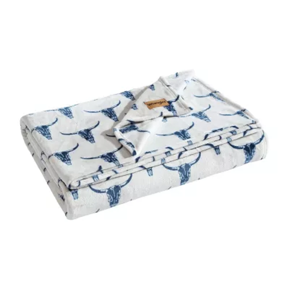Wrangler Unisex Adult Midweight Blanket