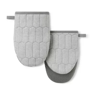 Martha Stewart Honeycomb Quilted 2-pc. Mini Oven Mitt Set