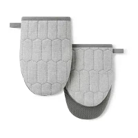 Martha Stewart Honeycomb Quilted 2-pc. Mini Oven Mitt Set