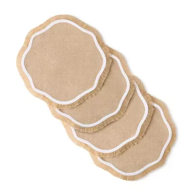 Fiesta Jute Scallop 4-pc. Placemats