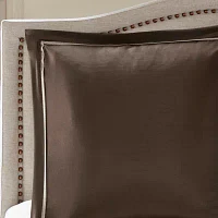 Madison Park Essentials Parker Jacquard Embroidered 24-pc. Complete Bedding Set with Sheets and Window Treatments