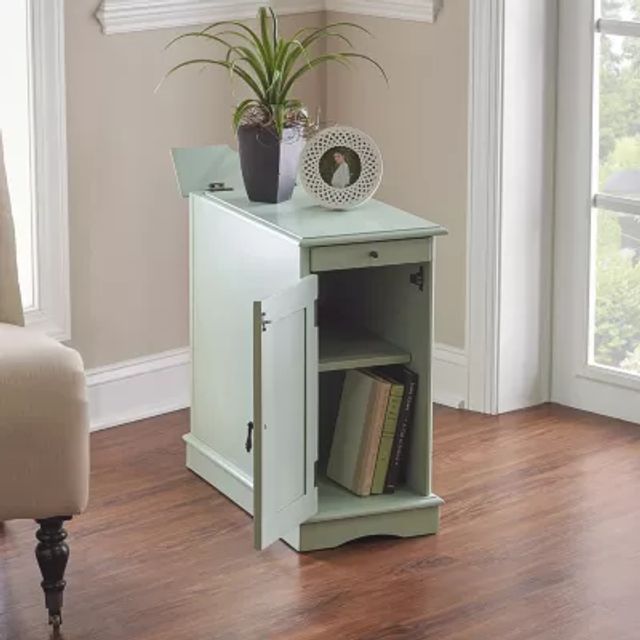 Butler Storage Chairside Table