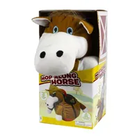 Gener8 Hop-Along Horse (Plush Bounce Ball With Handle) Playground Ball