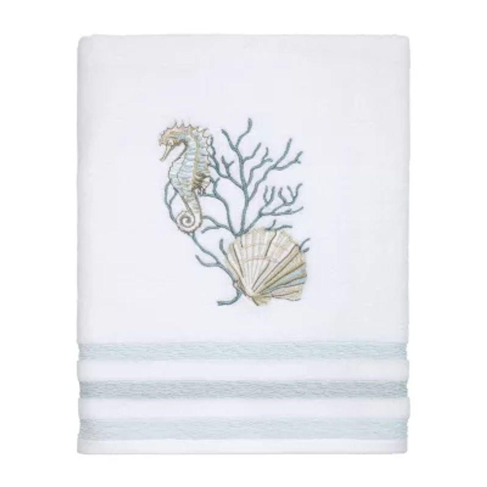 Avanti Coastal Farmhouse Shell Bath Towel