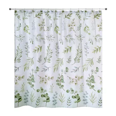 Avanti Ombre Leaves Shower Curtains