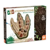 Mindware Paint Your Own Stepping Stone Set- Dinosaur Footprint