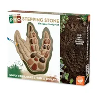 Mindware Paint Your Own Stepping Stone Set- Dinosaur Footprint