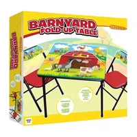 Gener8 Gener8 Barnyard Table & Chairs 3-pc. Kids Table + Chairs