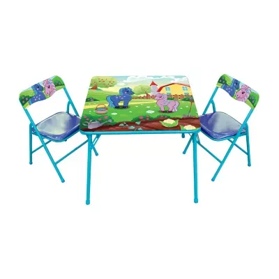 Gener8 Gener8 Pony Table & Chairs 3-pc. Kids Table + Chairs