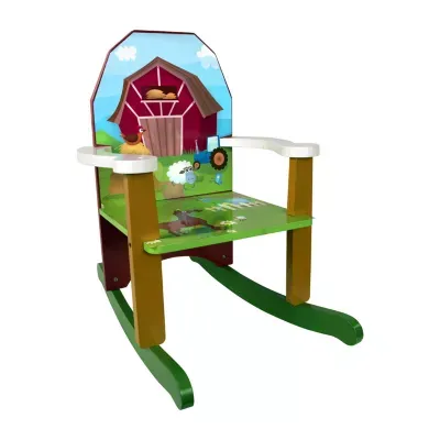 Home Wear China Homeware Wood Farm Rocking Chair Kids Chair