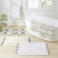 Ink+Ivy Arbor Stripe Tassel Cotton Tufted Rug