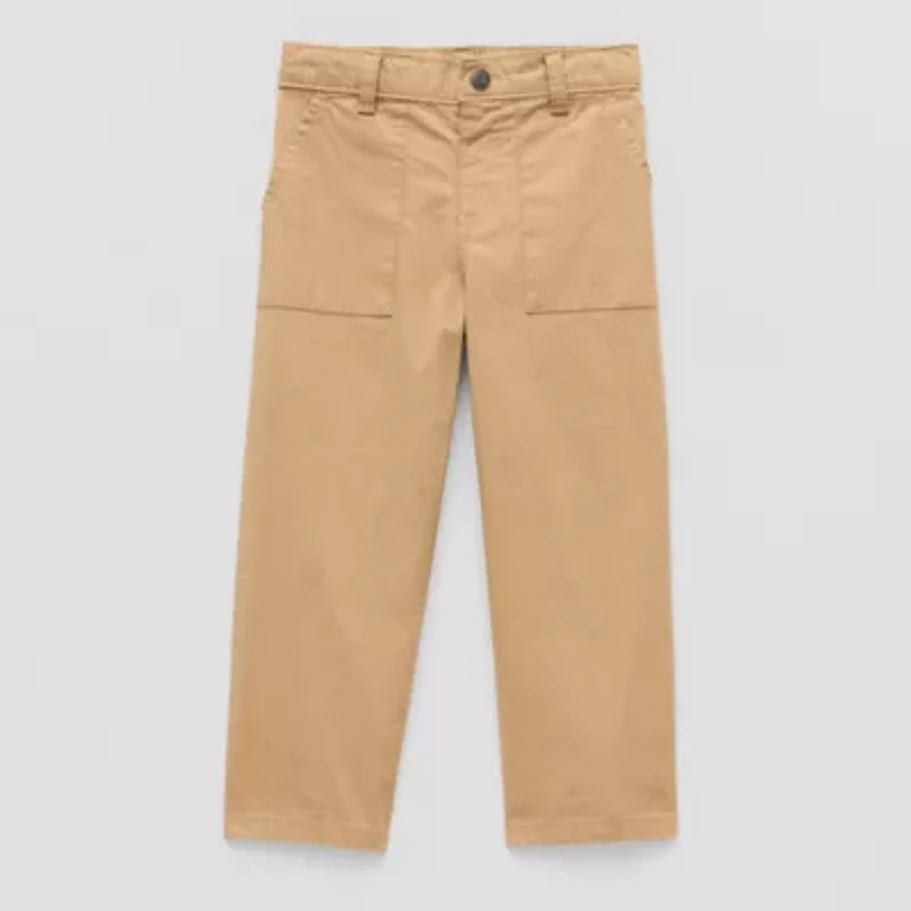 Okie Dokie Toddler & Little Boys Straight Pull-On Pant