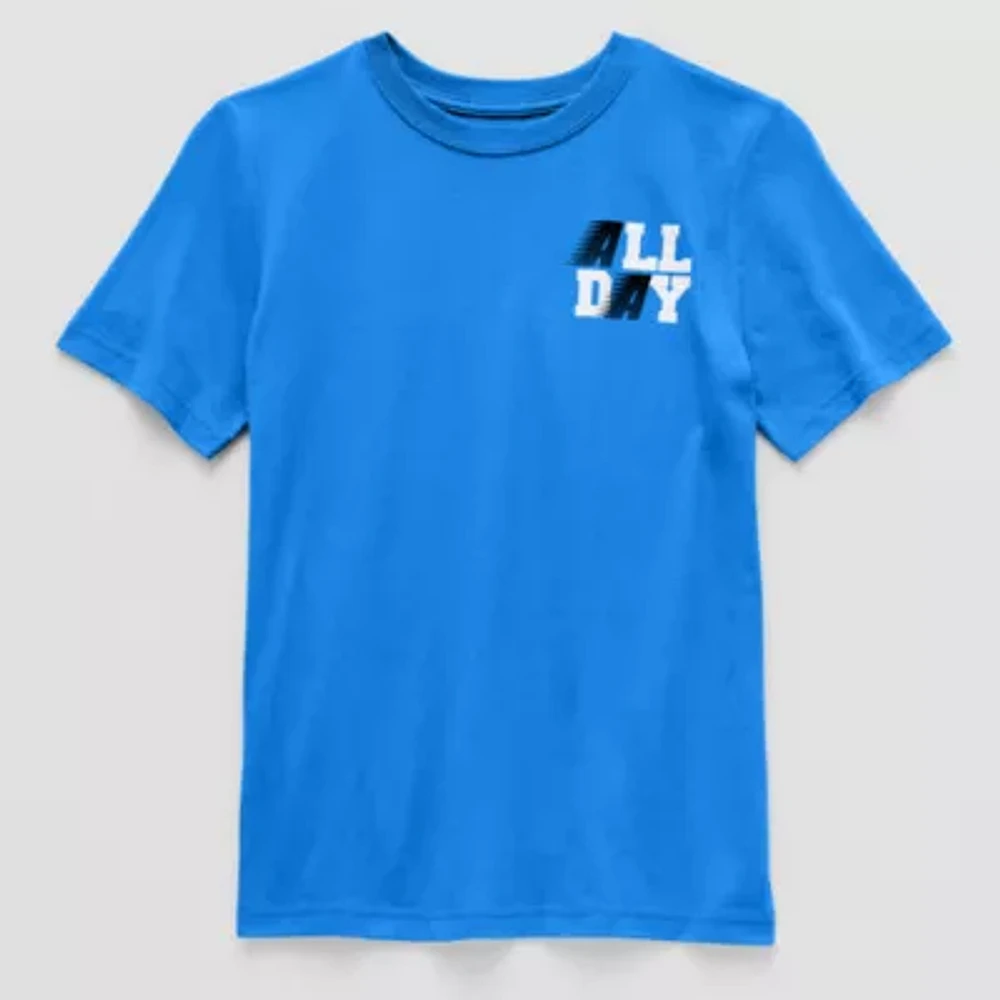 Xersion Little & Big Boys Crew Neck Short Sleeve Graphic T-Shirt