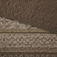 Madison Park Venetian 5 Piece Reversible Jacquard Bedspread Set