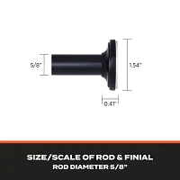 Sun Zero Blackout 5/8 Adjustable Tension Rod
