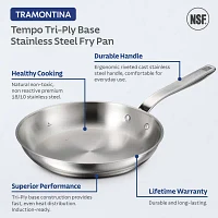 Tramontina Tempo Tri-Ply Stainless Steel 10" Frying Pan