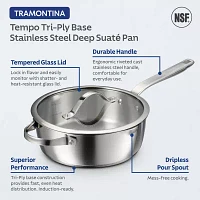 Tramontina Tempo Tri-Ply Stainless Steel 3.5-qt. Sauce Pan