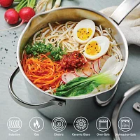 Tramontina Tempo Tri-Ply Stainless Steel 4-qt. Saucier Pan