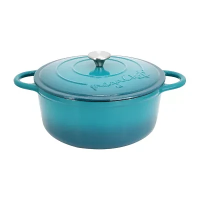 MegaChef Enameled Cast Iron 6.35-qt. Round Dutch Oven