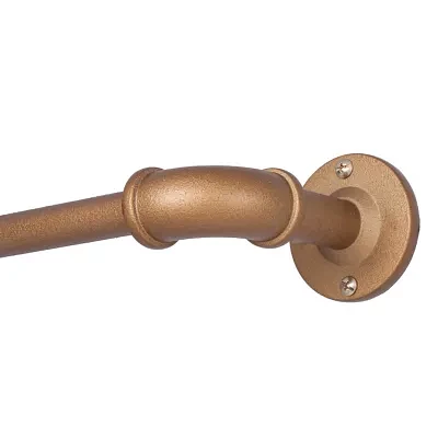 Sun Zero Room Darkening Bronn Industrial 3/4 Curtain Rod