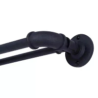 Sun Zero Room Darkening Bronn Industrial 3/4 Double Curtain Rod