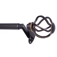Sun Zero Room Darkening Cage 3/4 Curtain Rod
