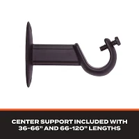 Sun Zero Room Darkening Cage 3/4 Curtain Rod